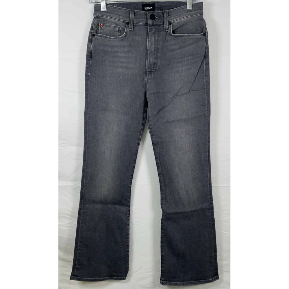 NWT Women's Hudson Jeans Blair High Rise Bootcut Crop Victorious Gray 27‎ X 27
